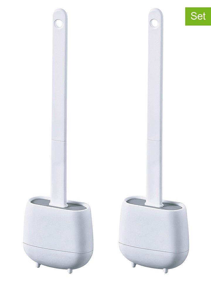 Joybos Szczotki toaletowe (2 szt.) w kolorze białym - 11 x 36 x 3,5 cm rozmiar: onesize