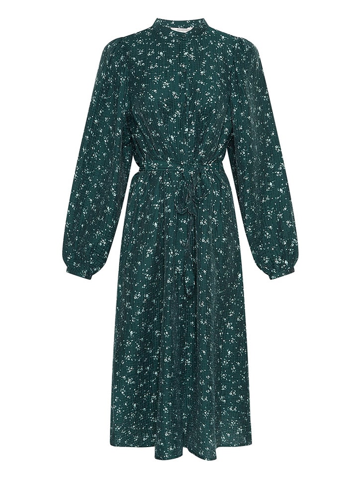 MOSS COPENHAGEN Sukienka "Lorena Aurianna" w kolorze ciemnozielonym rozmiar: S