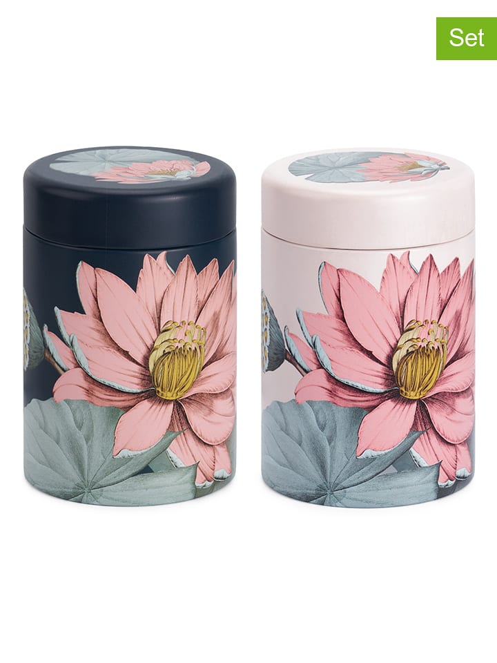 Eigenart Puszki (2 szt.) "Padma" w kolorze jasnoróżowym ze wzorem na herbatę - 125 g rozmiar: onesize