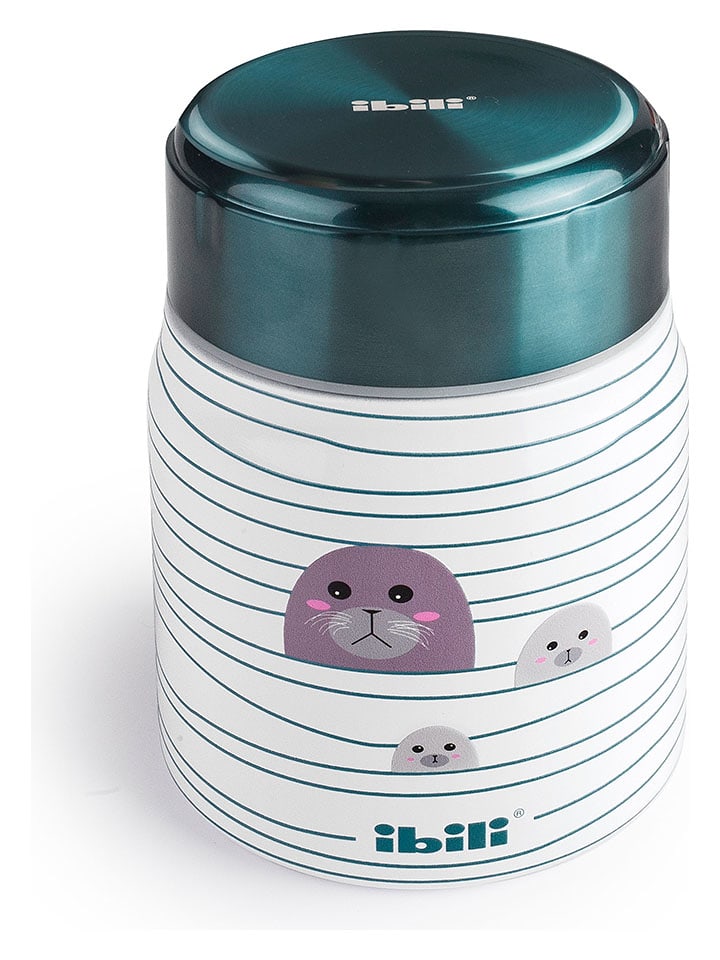 Ibili Kubek termiczny "Marea" w kolorze biało-zielonym - 500 ml rozmiar: onesize