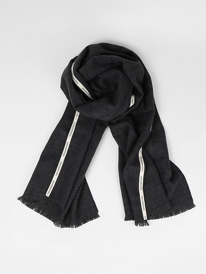 FREDs BRUDER Szal w kolorze czarnym - 200 x 130 cm rozmiar: onesize