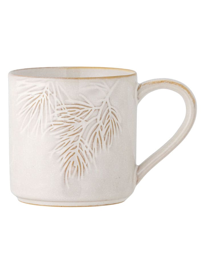 Bloomingville Kubek "Winter Cup" w kolorze białym - 300 ml rozmiar: onesize