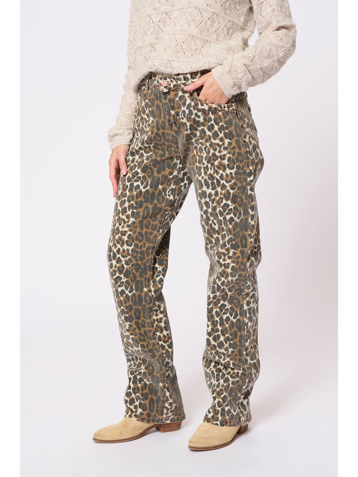 Cream Spodnie "Henny" w kolorze brązowo-beżowym rozmiar: W27/L32