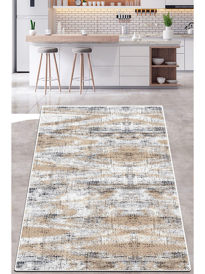 Conceptum Hypnose Dywan ''Incierto'' w kolorze beżowo-szarym rozmiar: 80x150 cm