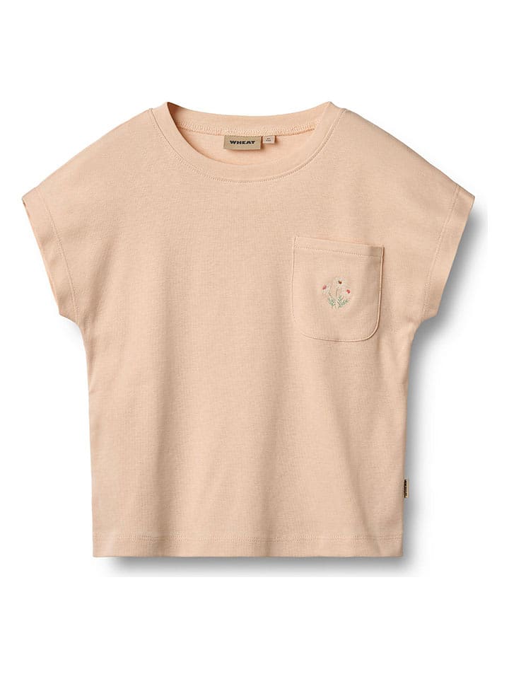 Wheat Koszulka "Signe" w kolorze jasnoróżowym rozmiar: 110