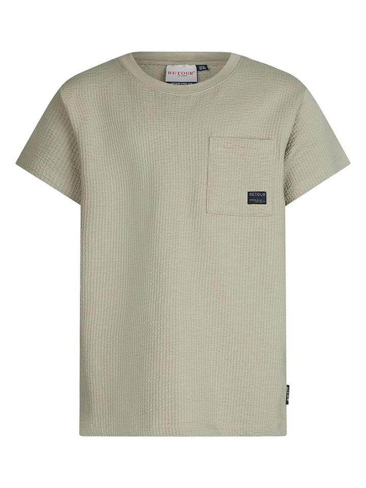 Retour Koszulka "Xavier" w kolorze beżowym rozmiar: 122/128