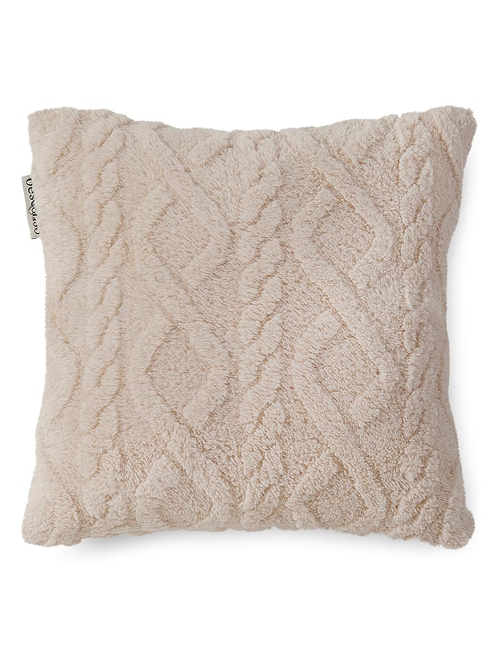 Descanso Poduszka "Descanso" w kolorze beżowym rozmiar: 40x40 cm