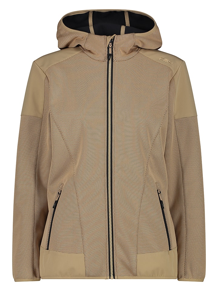 CMP Kurtka softshellowa w kolorze jasnobrązowym rozmiar: 40