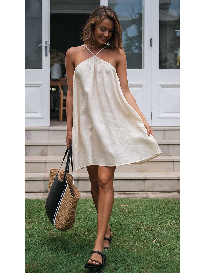 LA Angels Sukienka w kolorze kremowym rozmiar: M