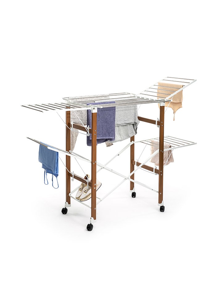 InnovaGoods Suszarka w kolorze srebrno-brązowym - wys. 129 cm rozmiar: onesize