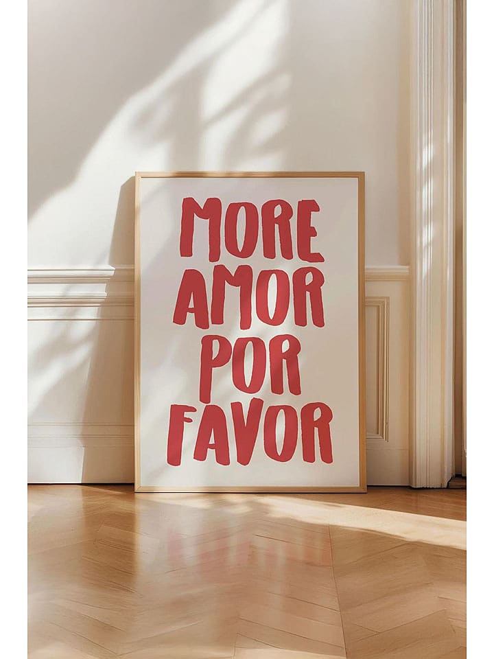 ABERTO DESIGN Druk artystyczny w ramce - 33 x 48 cm rozmiar: onesize