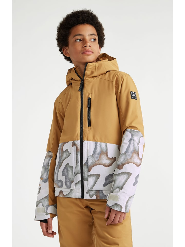 O'Neill Kurtka narciarska w kolorze jasnobrązowo-szarym rozmiar: 116