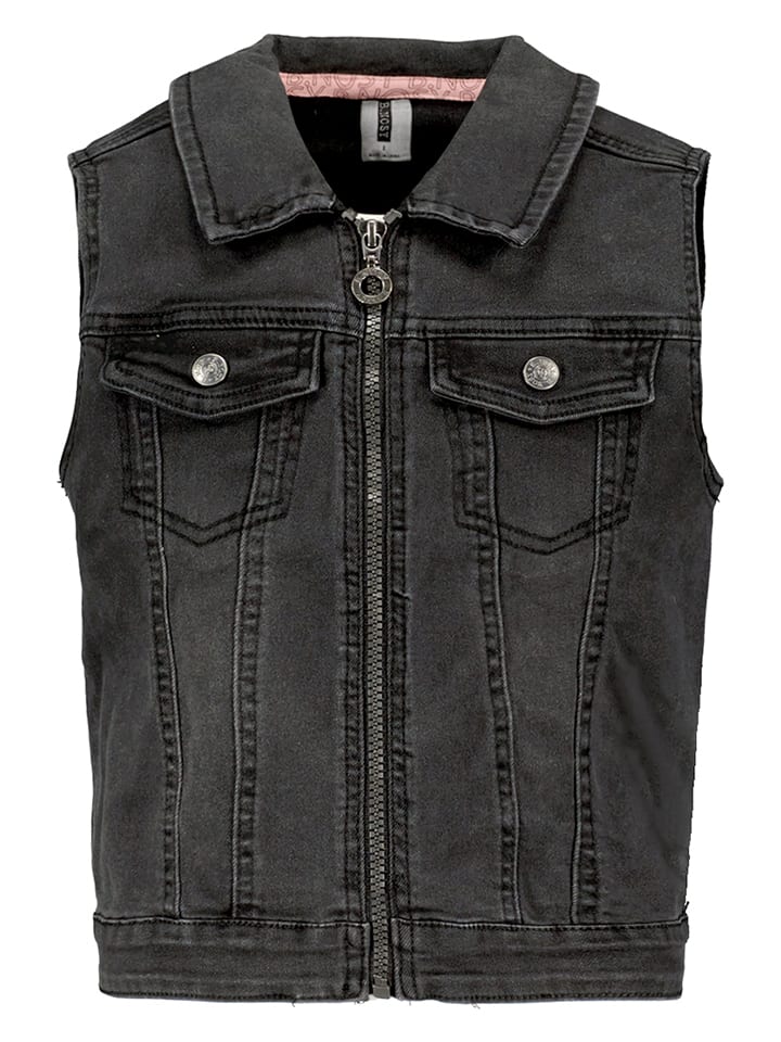 B.Nosy Kamizelka dżinsowa "Gloria" w kolorze antracytowym rozmiar: 158/164