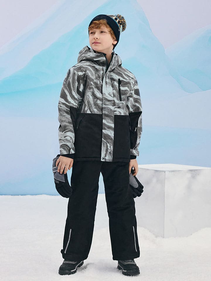 COOL CLUB Kurtka narciarska w kolorze szarym rozmiar: 158