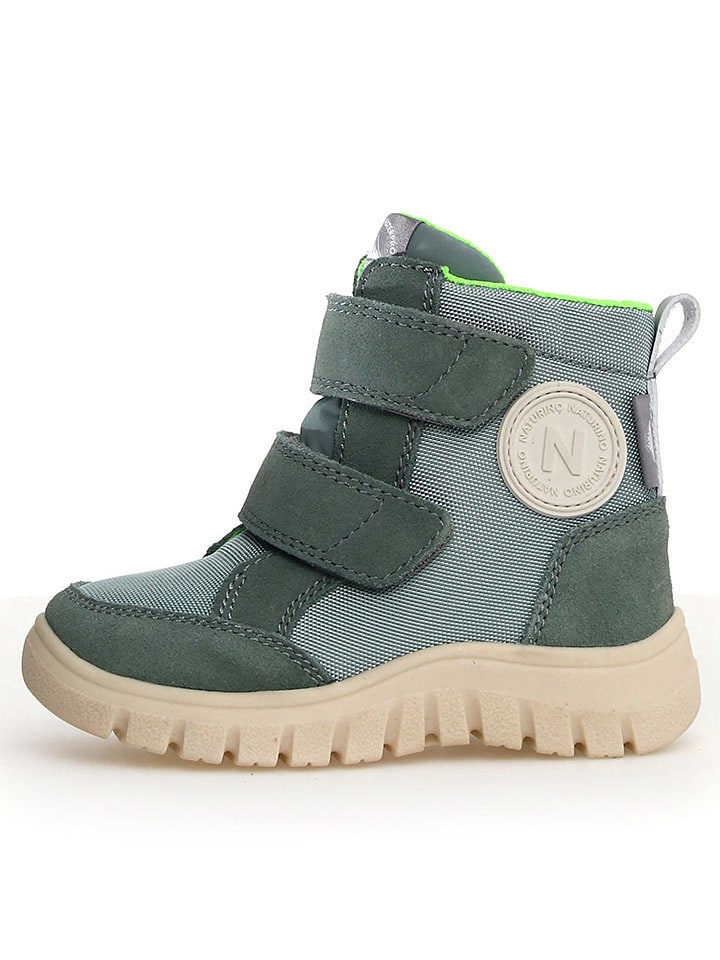 Naturino Botki zimowe "Geminae 3" w kolorze zielono-błękitnym rozmiar: 33