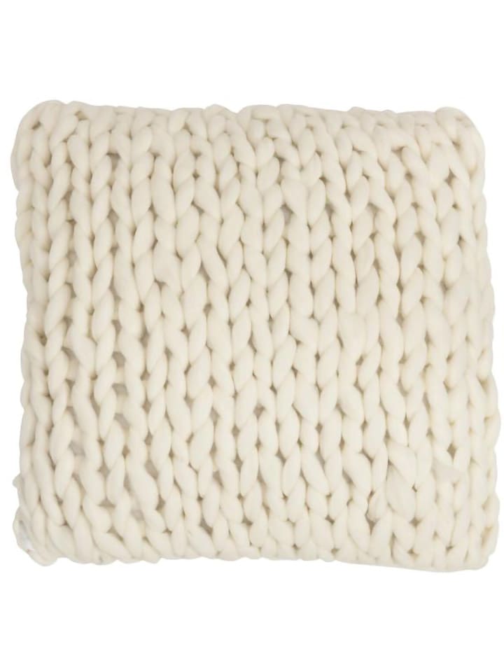 J Line Poduszka w kolorze białym - 40 x 40 cm rozmiar: onesize