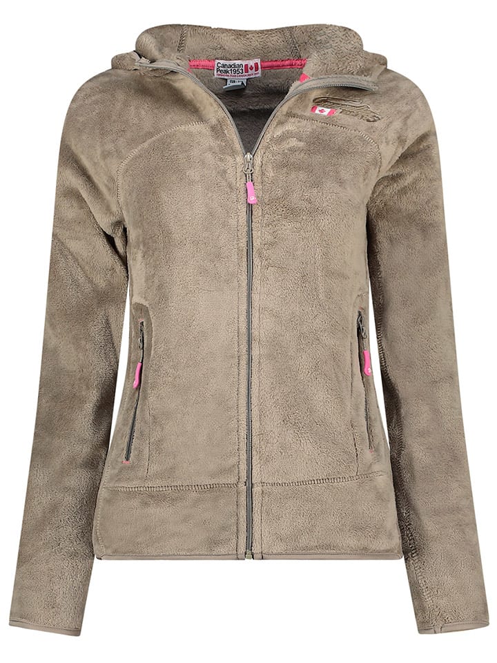 Canadian Peak Kurtka polarowa "Upaloodeak" w kolorze beżowym rozmiar: S