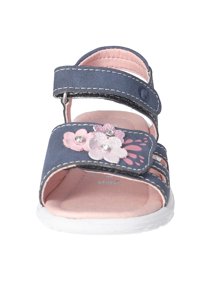 Ricosta Skórzane sandały "Chloe" w kolorze granatowo-jasnoróżowym rozmiar: 29