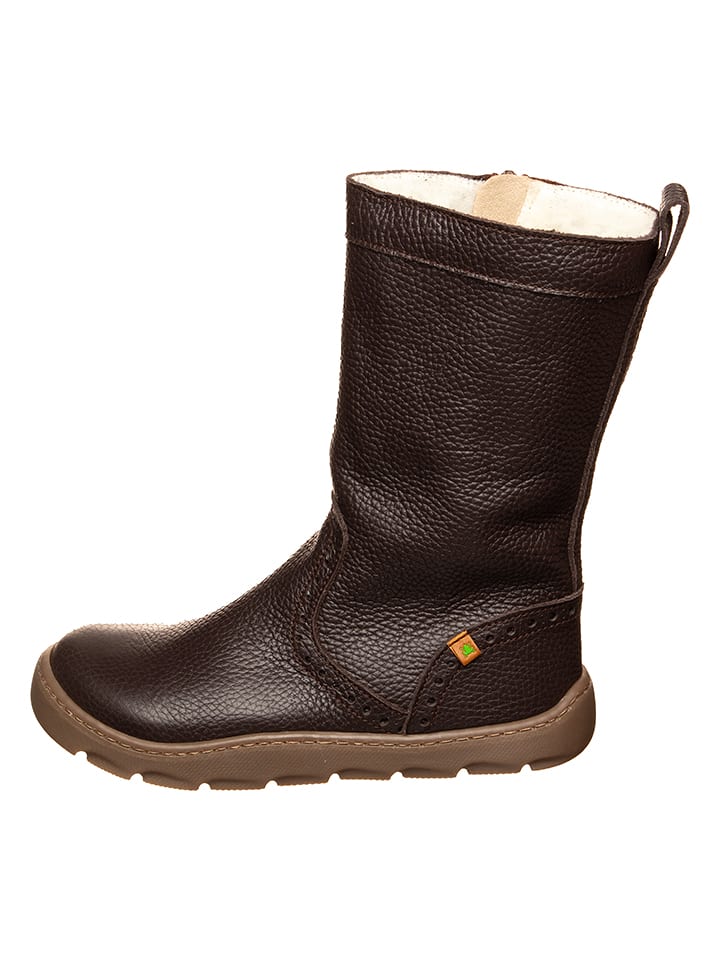 El Naturalista Skórzane kozaki zimowe w kolorze brązowym rozmiar: 35