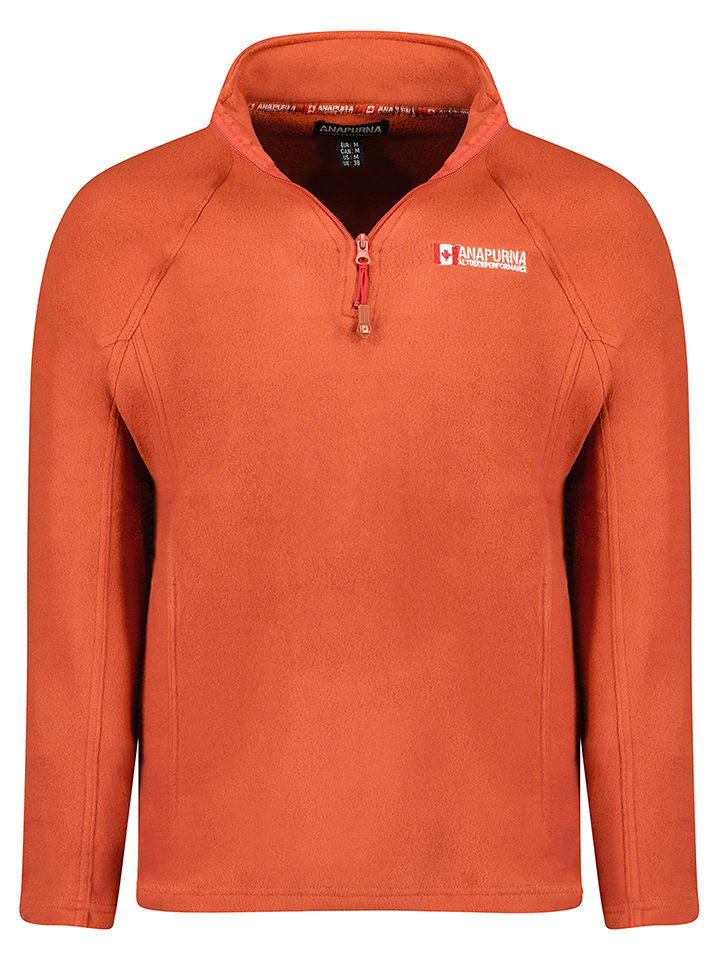 ANAPURNA Bluza polarowa "Tonneauhz" w kolorze pomarańczowym rozmiar: 3XL