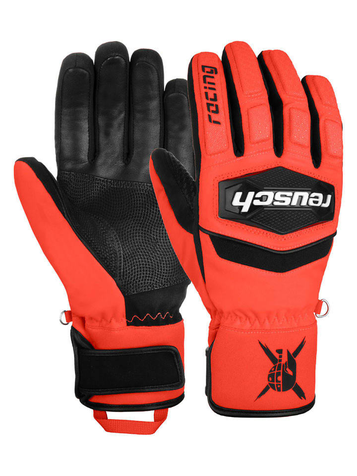 Reusch Rękawiczki funkcyjne "Worldcup Warrior" w kolorze pomarańczowym rozmiar: 5,5