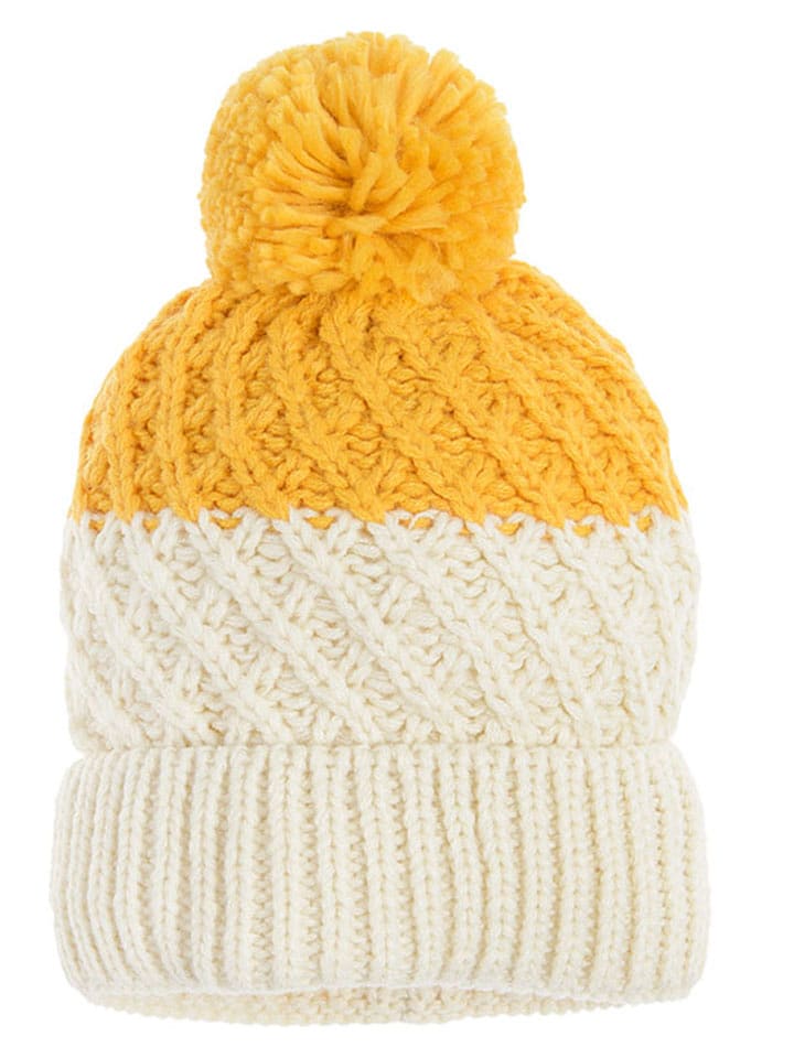 COOL CLUB Czapka w kolorze kremowo-żółtym rozmiar: 56 cm