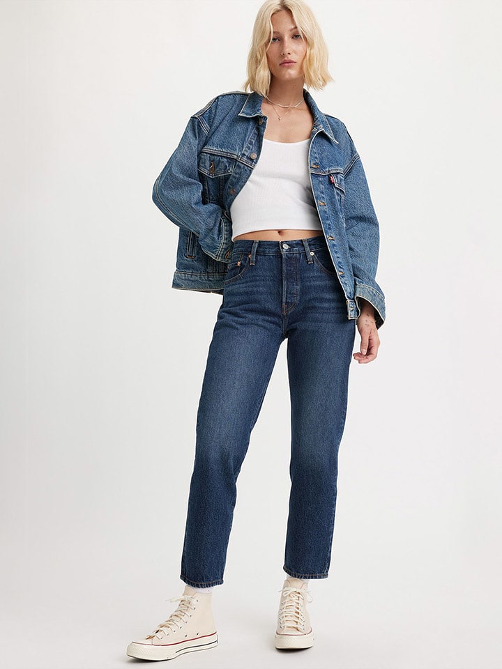 Levi's Dżinsy - Regular fit - w kolorze granatowym rozmiar: W27/L28
