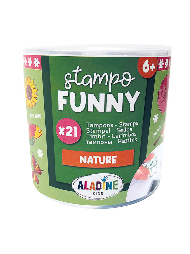 Aladine Zestaw stempli "Funny Natur" - 6+ rozmiar: onesize