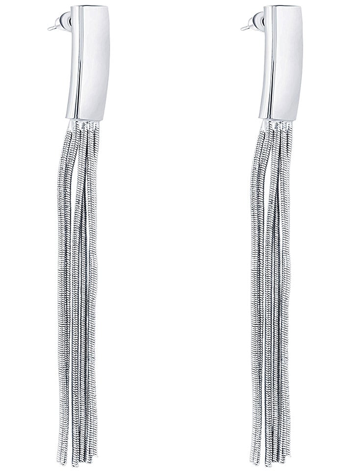 MENTHE À L'O Posrebrzane kolczyki-wkrętki rozmiar: onesize