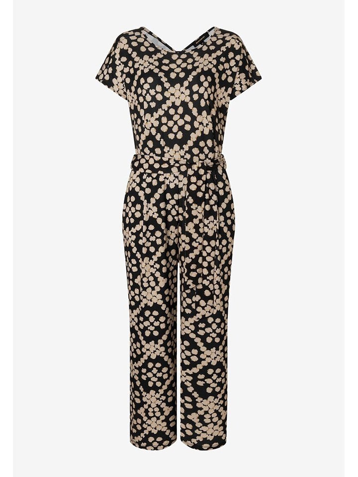 More & More Kombinezon w kolorze czarno-kremowym rozmiar: 38