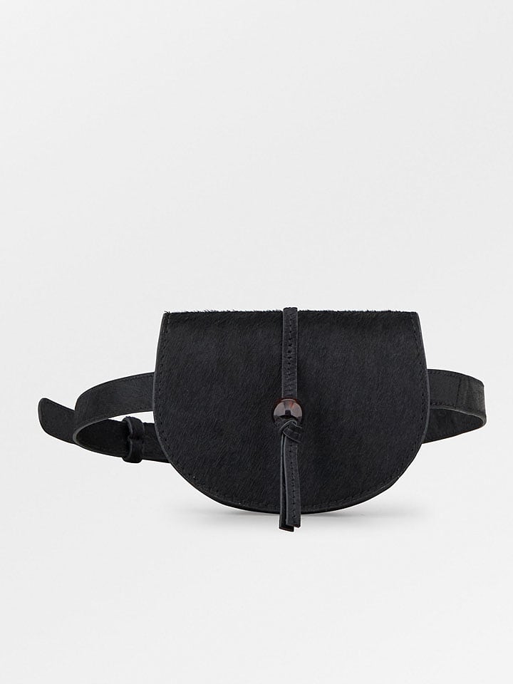 Becksöndergaard Skórzana saszetka w kolorze czarnym - 17,5 x 11 x 9 cm rozmiar: onesize