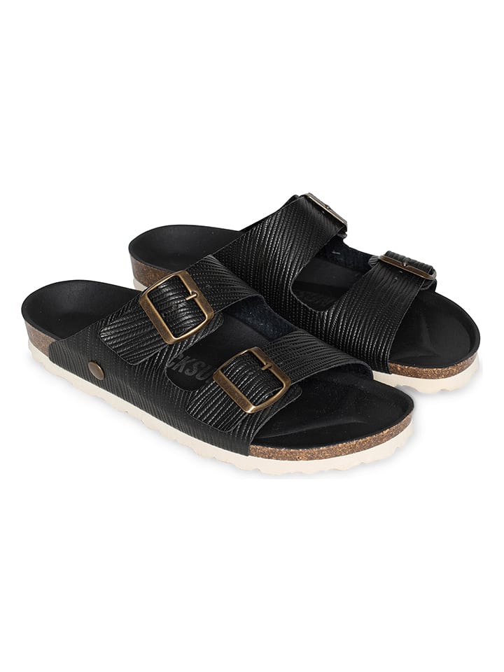 BACKSUN Klapki "Bali" w kolorze czarnym rozmiar: 39