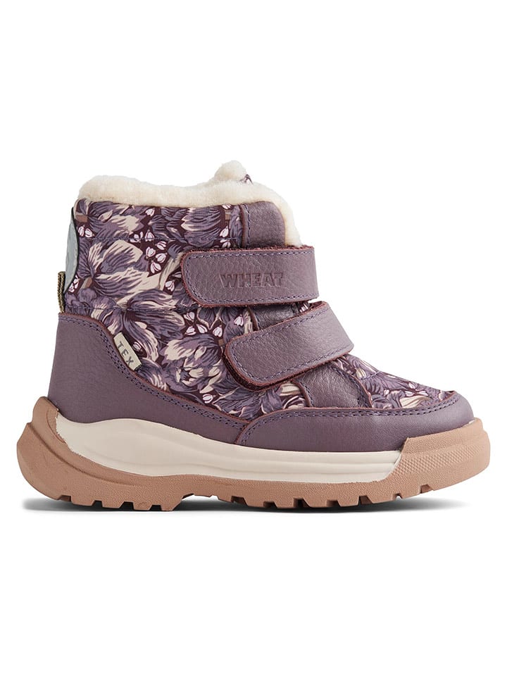 Wheat Botki zimowe w kolorze fioletowym rozmiar: 31
