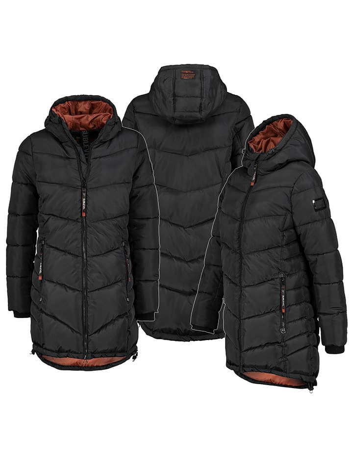 Sublevel Płaszcz pikowany w kolorze czarnym rozmiar: XXL