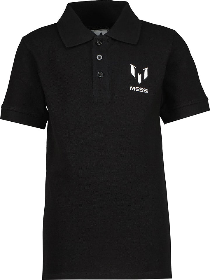 Messi Koszulka polo w kolorze czarnym rozmiar: 176
