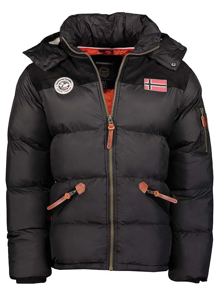 Geographical Norway Kurtka zimowa "Celian" w kolorze czarnym rozmiar: XXL