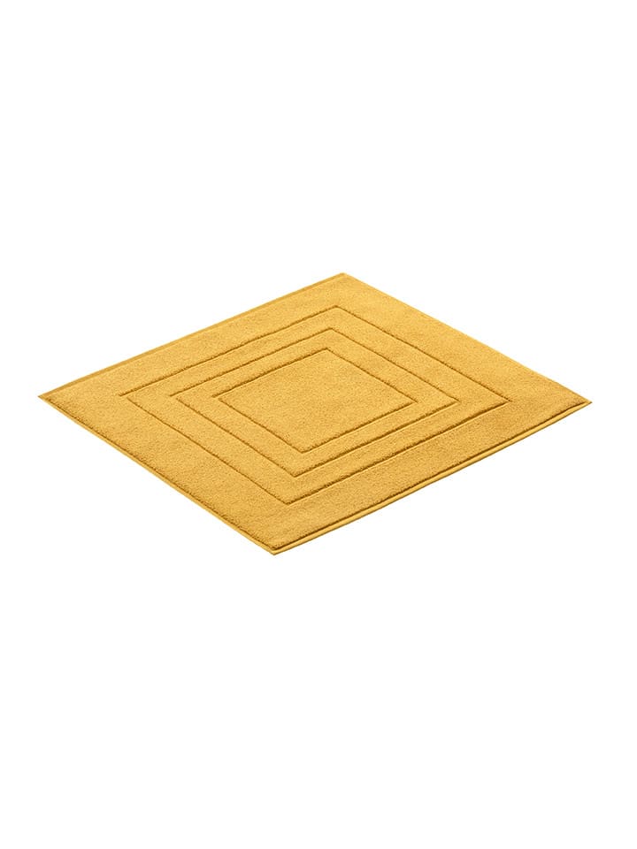 Vossen Dywanik łazienkowy "Vossen Feeling" w kolorze żółtym rozmiar: 60x60 cm