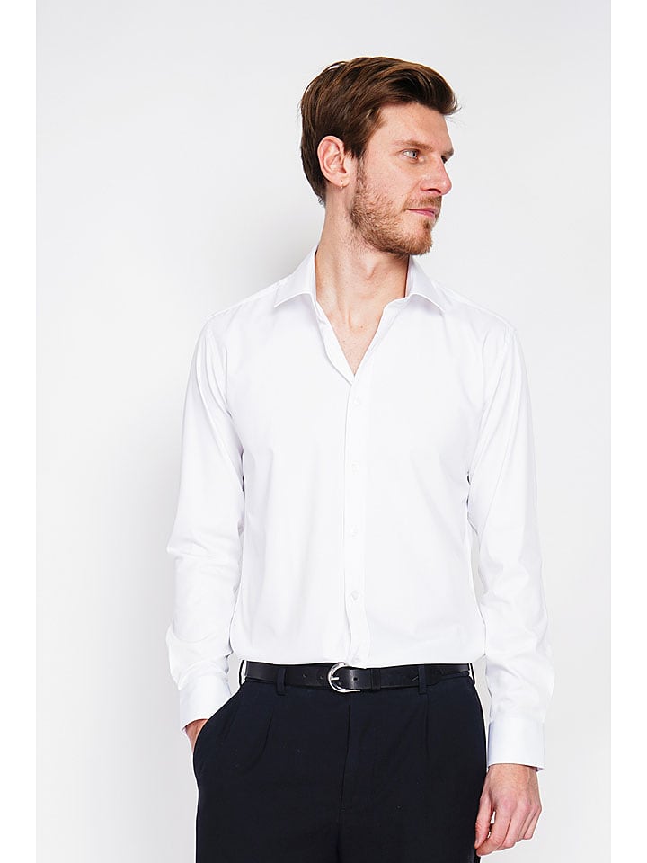 William de Faye Koszula w kolorze białym rozmiar: 50