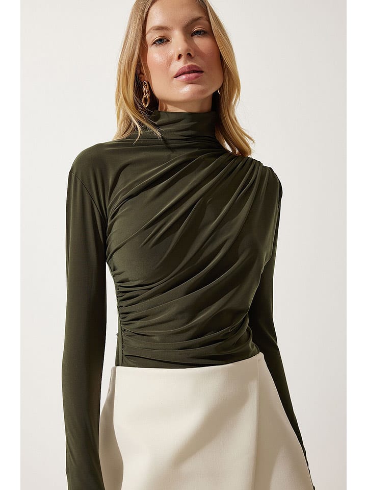 Happiness Istanbul Koszulka w kolorze ciemnozielonym rozmiar: 36