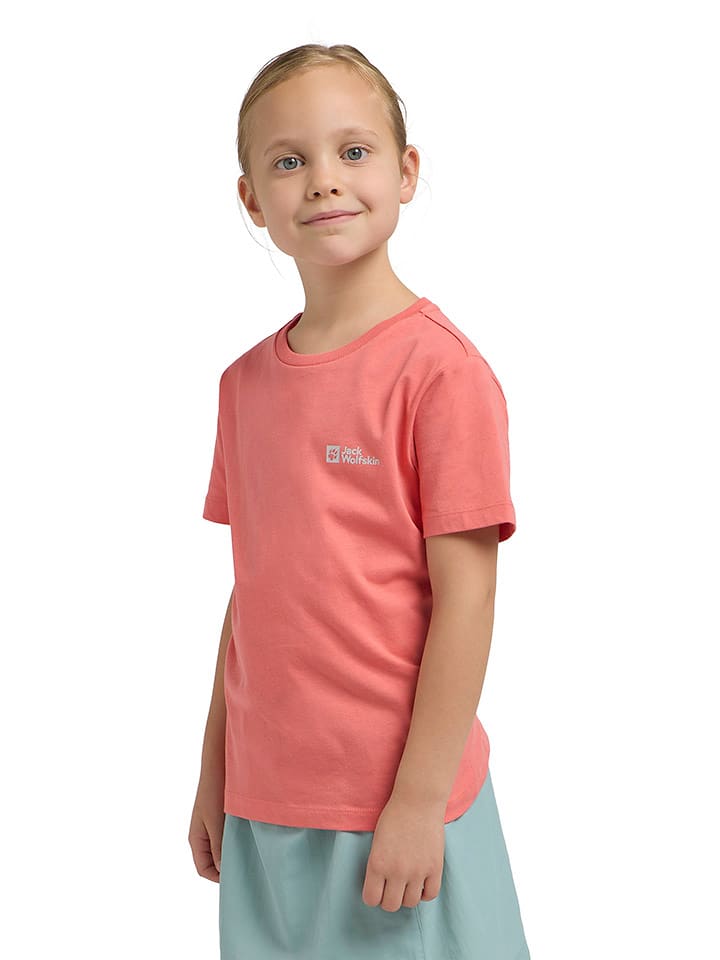 Jack Wolfskin Koszulka "Essential" w kolorze różowym rozmiar: 140