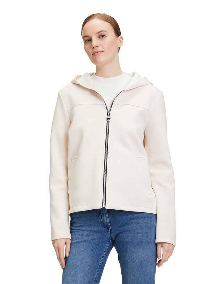 AMBER & JUNE Bluza w kolorze kremowym rozmiar: 40