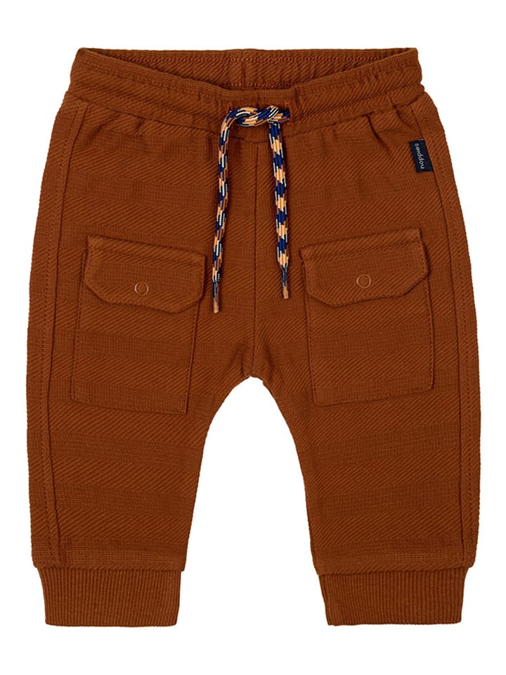 Noppies Spodnie dresowe "Gruffy" w kolorze czerwonym rozmiar: 86