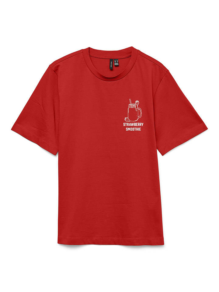 Vero Moda Koszulka w kolorze czerwonym rozmiar: M