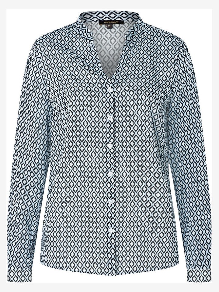 More & More Bluzka w kolorze błękitno-czarnym rozmiar: 44