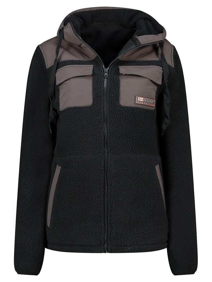 Geographical Norway Kurtka polarowa "Toulouse" w kolorze antracytowo-czarnym rozmiar: L