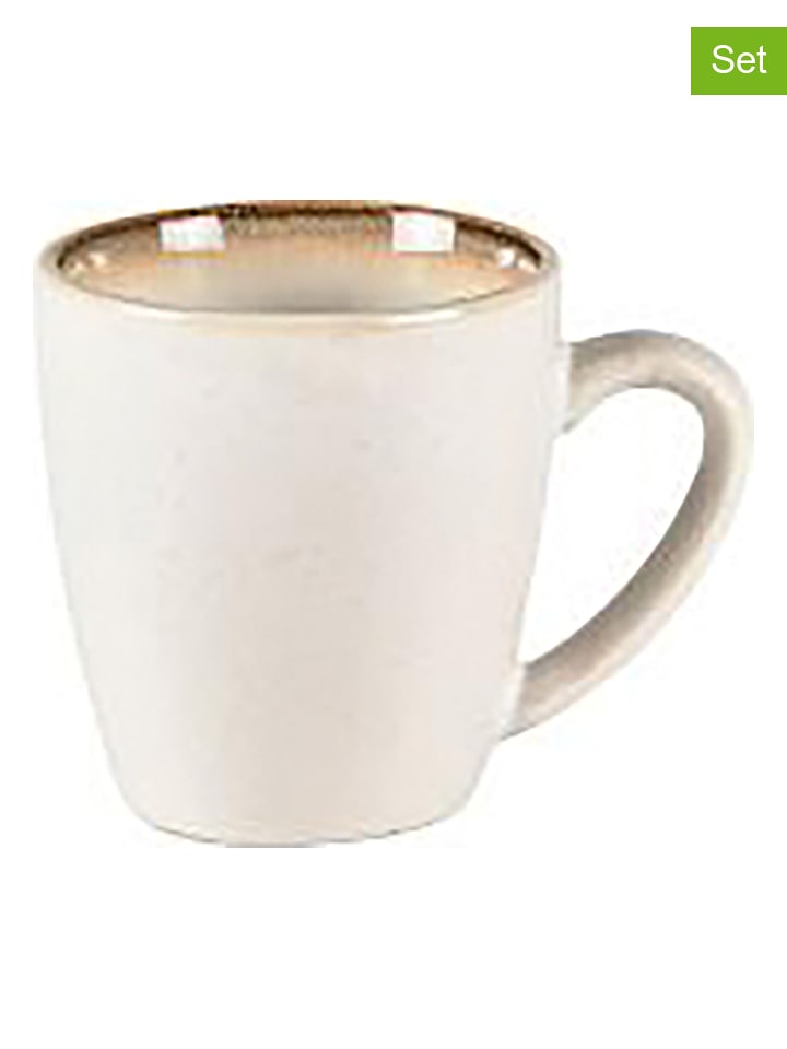 Bitz Kubki (6 szt.) w kolorze kremowym - 190 ml rozmiar: onesize