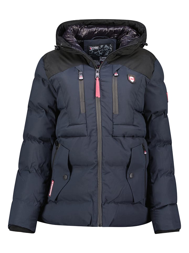 Canadian Peak Parka w kolorze granatowo-czarnym rozmiar: XXL