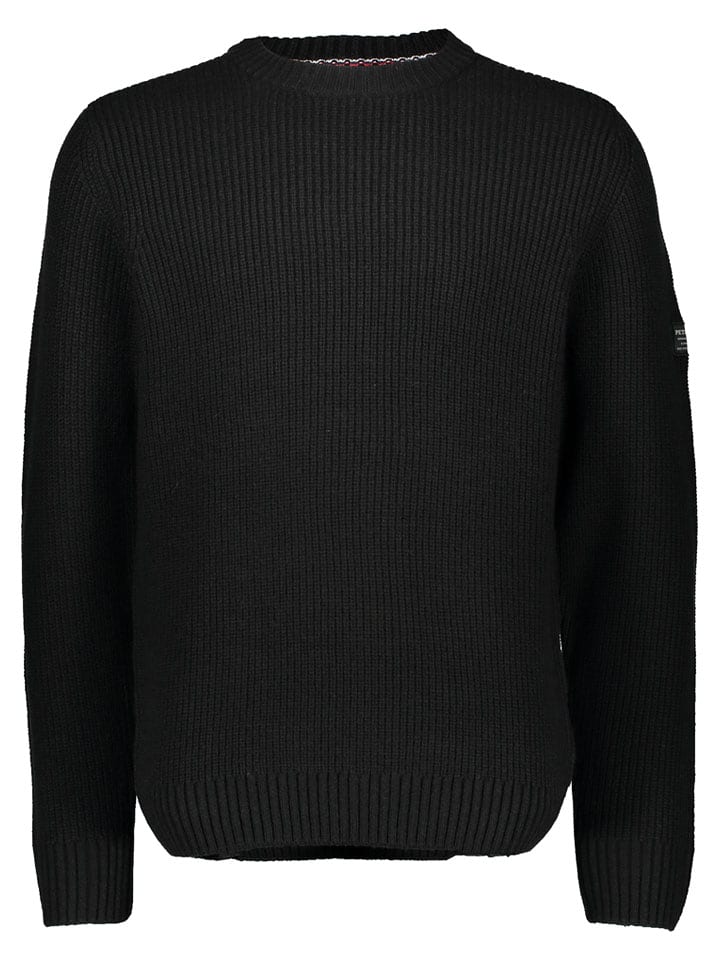 Petrol Industries Sweter w kolorze czarnym rozmiar: 3XL