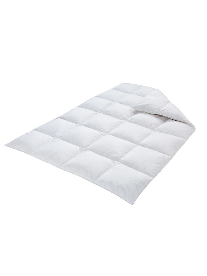 Schäfer Zimowa kołdra puchowa "Bayern plus" w kolorze białym rozmiar: 200x220 cm