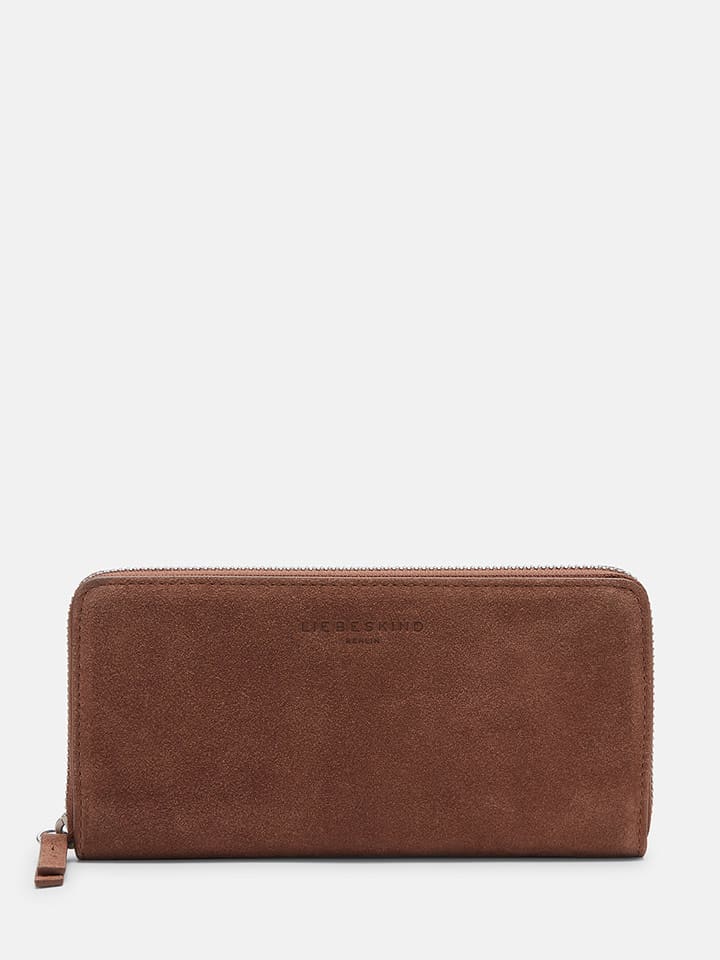 Liebeskind Berlin Skórzany portfel w kolorze jasnobrązowym - 19 x 9 x 2 cm rozmiar: onesize